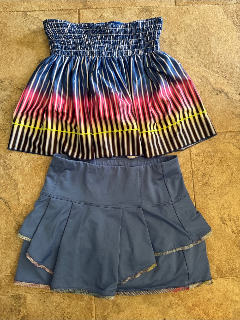 2 girls lucky in love skort skirts sz large 14 golf,tennis,pickleball athletic